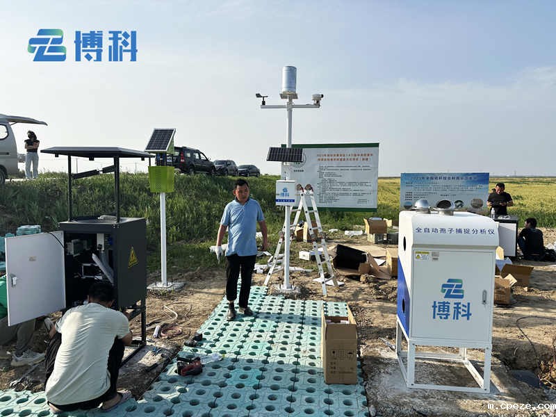 农业四情监测系统在山东高标准农田项目完成安装