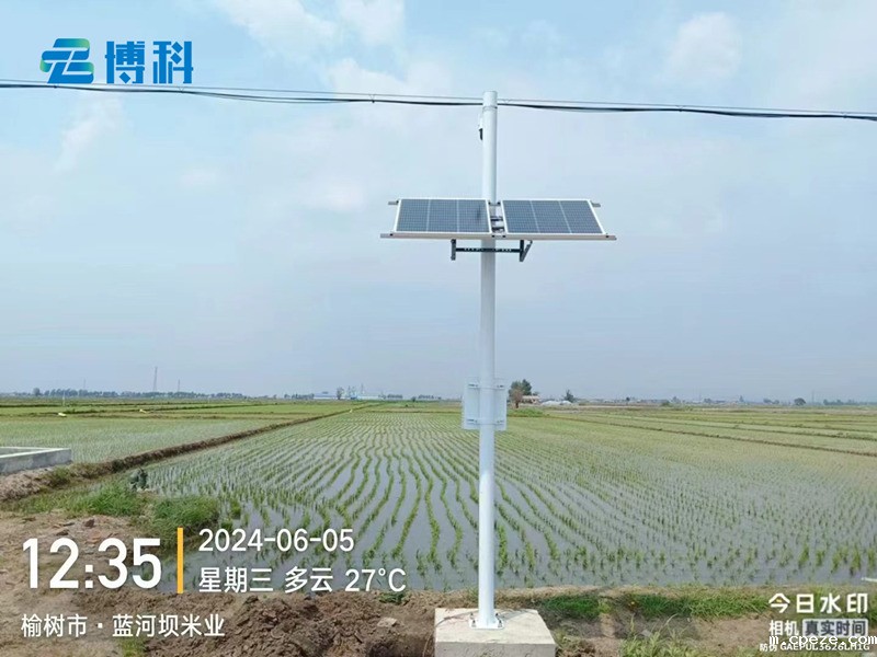 杀虫灯在山西榆林市农业项目完成安装